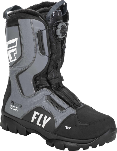 Fly Racing - Fly Racing Marker BOA Boots - 361-96609 - Black/Gray - 9