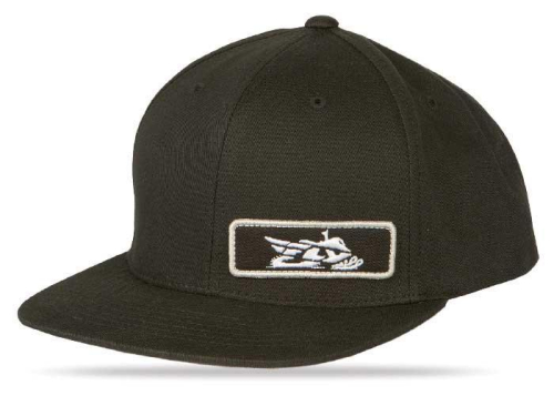 Fly Racing - Fly Racing Primary Snap Back Hat - 351-0470 - Black - OSFA