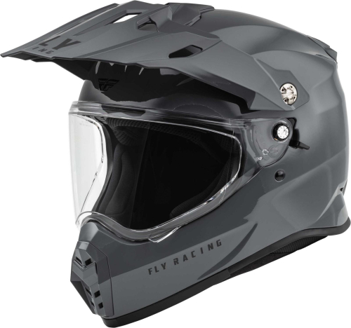 Fly Racing - Fly Racing Trekker Solid Helmet - 73-70202X - Gray - 2XL