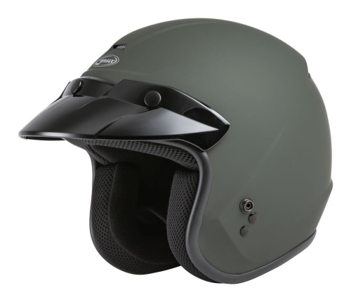 G-Max - G-Max OF-2 Solid Helmet - G1020717 - Matte Green - X-Large