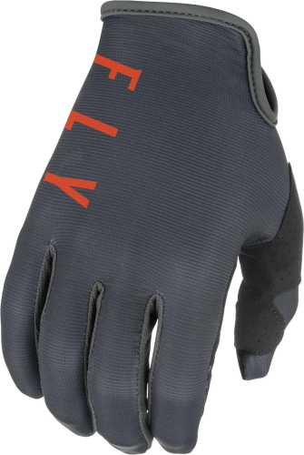 Fly Racing - Fly Racing Lite Gloves - 374-71612 - Gray/Orange - 12