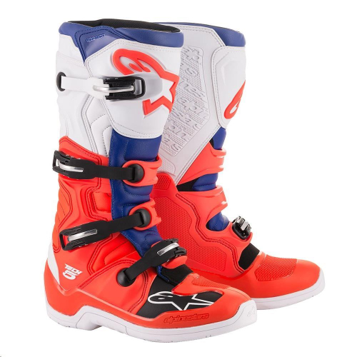 Alpinestars - Alpinestars Tech 5 Boots - 2015015-3072-6 - Red/Blue/White - 6