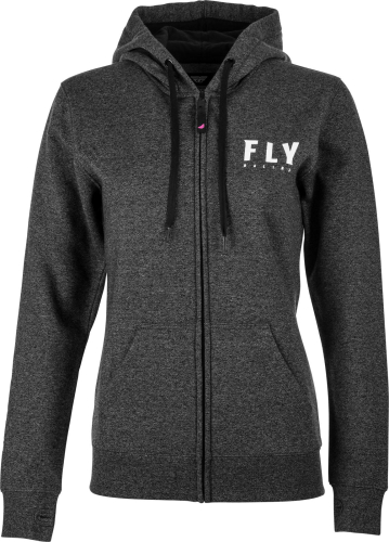 Fly Racing - Fly Racing Fly Logo Womens Hoody - 358-0138M - Charcoal - Medium