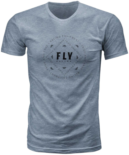 Fly Racing - Fly Racing Tried Tee - 352-1226L - Dark Gray Heather - Large