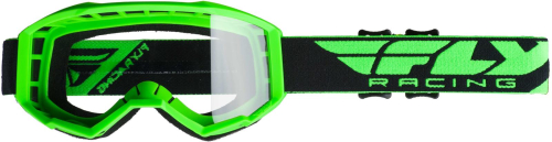 Fly Racing - Fly Racing Focus Youth Goggles (2021) - 37-5129 - Green / Clear Lens - OSFM