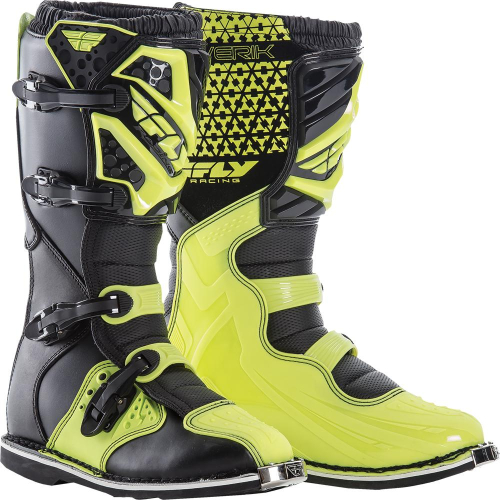 Fly Racing - Fly Racing Maverik MX Youth Boots - 364-56804 - Hi-Vis - 4