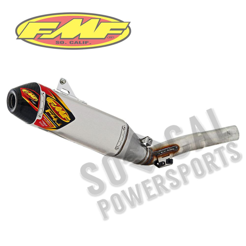 FMF Racing - FMF Racing Factory 4.1 RCT Slip-On - Aluminum Muffler - Stainless Midpipe - Carbon Endcap - 044406