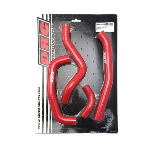 DRC - DRC Radiator Hose Kit - Red - D47-01-153