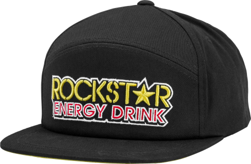 Fly Racing - Fly Racing Fly Rockstar Hat - 351-0134 - Black/Yellow - OSFM