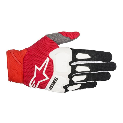 Alpinestars - Alpinestars Racefend Gloves - 3563518-132-S - Black/Red/White - Small