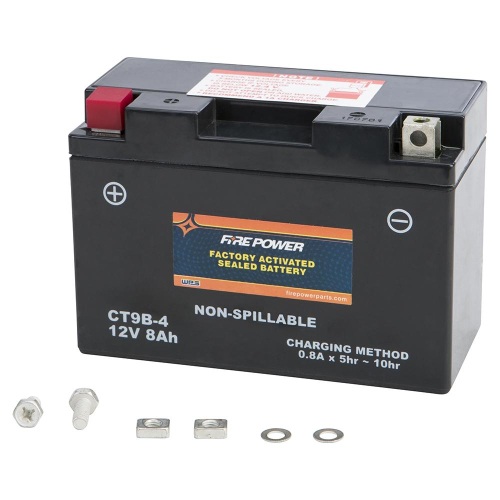 Fire Power - Fire Power Factory Activated Maintenance Free Sealed Battery - CT9B-4