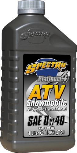 Spectro - Spectro Platinum ATV/UTV/ SNO Full Syn 4T - 0W40 - 1lt. - L.SP4ATV04