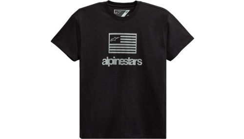 Alpinestars - Alpinestars Flag T-Shirt - 12137262010L - Black - Large