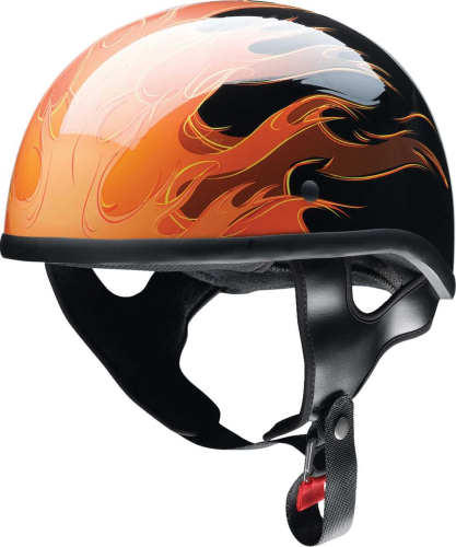 Z1R - Z1R CC Beanie Hellfire Helmet - 0103-1347 - Orange - Medium