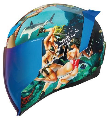 Icon - Icon Airflite Pleasuredome 4 Helmet - 0101-15002 - Blue - Medium