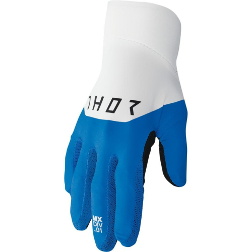 Thor - Thor Agile Rival Gloves - 3330-7241 - Blue/White - X-Large