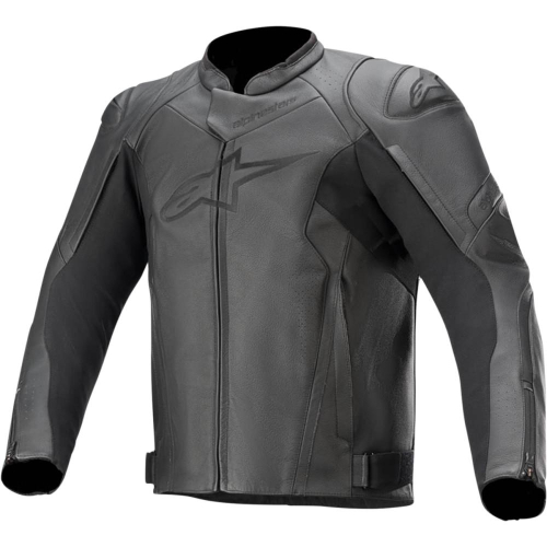 Alpinestars - Alpinestars Faster V2 Leather Jacket - 3103521-1100-52 - Black - 52