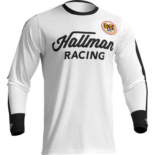 Thor - Thor Hallman Differ Roosted Jersey - 2910-7118 - White/Black - X-Large