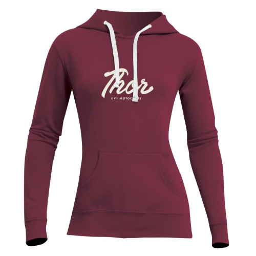 Thor - Thor Script Womens Pullover - 3051-1192 - Wine - Medium