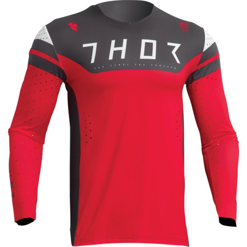 Thor - Thor Prime Rival Jersey - 2910-7019 - Red/Charcoal - Large