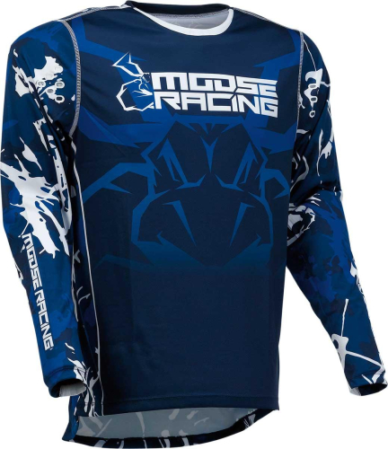 Moose Racing - Moose Racing Agroid Jersey - 2910-7006 - Blue/White - Small