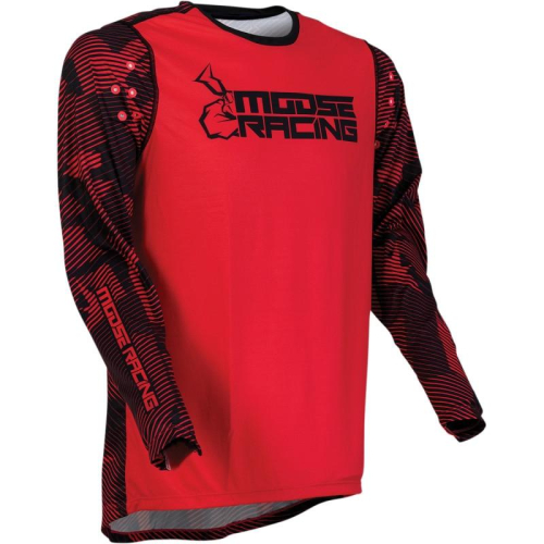 Moose Racing - Moose Racing Agroid Jersey - 2910-6403 - Red/Black - 3XL