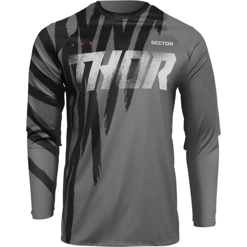 Thor - Thor Sector Tear Jersey - 2910-6480 - Gray/Black - Small