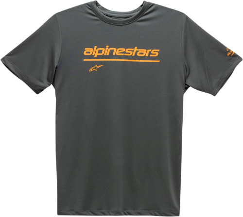 Alpinestars - Alpinestars Tech Line Up Performance T-Shirt - 12117380018XL - Charcoal - X-Large