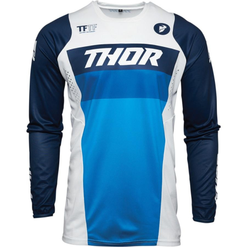 Thor - Thor Pulse Racer Jersey - 2910-6184 - White/Navy - 3XL