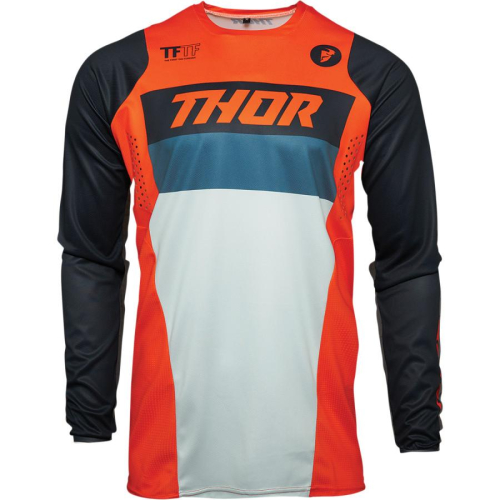 Thor - Thor Pulse Racer Youth Jersey - 2912-1872 - Orange/Midnight - 2XS