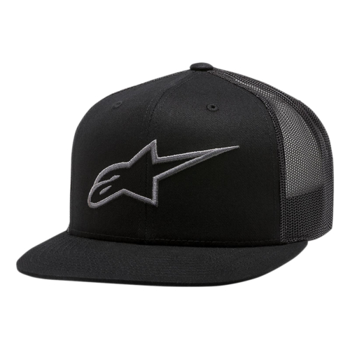 Alpinestars - Alpinestars Corp Trucker Hat - 1025810031018OS - Black/Charcoal - OSFM