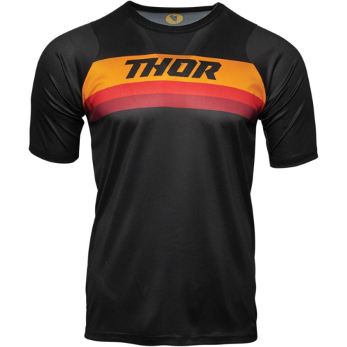 Thor - Thor Assist Short Sleeve Jersey - 5120-0049 - Black/Orange - 2XL