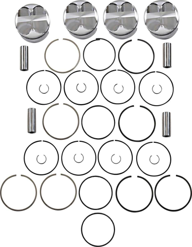 J.E. Pistons - J.E. Pistons Round Piston - Standard Bore 83.00mm, 13.5:1 Compression - 262286