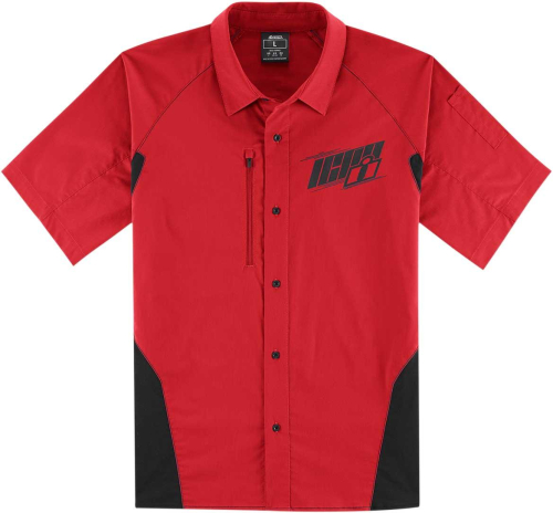 Icon - Icon Overlord Shop Shirt - 3040-2791 - Red - Small