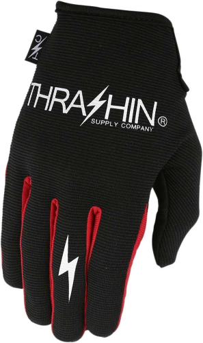 Thrashin Supply Company - Thrashin Supply Company Stealth Gloves - SV1-02-11 - Black/Red - X-Large