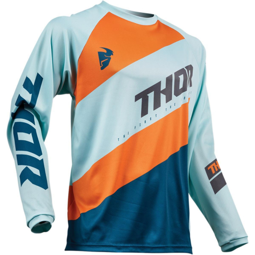 Thor - Thor Sector Shear Youth Jersey - 2912-1672 - Sky/Slate - Large