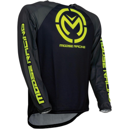 Moose Racing - Moose Racing M1 Jersey - 2910-5034 - Black/Hi-Viz - 2XL