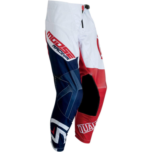 Moose Racing - Moose Racing Qualifier Pants - 2901-7358 - Red/White/Blue - 40