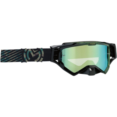 Moose Racing - Moose Racing XCR Camo Goggles - 2601-2341 - Green/Black - OSFM