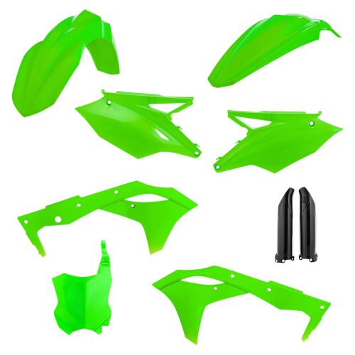 Acerbis - Acerbis Full Plastic Kit - Flo Green - 2685820235