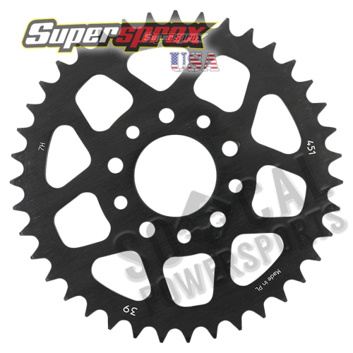 Supersprox - Supersprox Steel Rear Sprocket - 39T - RFE-451-39-BLK