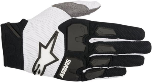 Alpinestars - Alpinestars Racefend Gloves - 3563518-12-XL - Black/White - X-Large