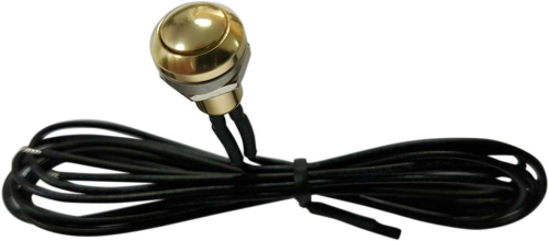 Drag Specialties - Drag Specialties Mini Push-Button Switch - Gold - 2106-0418