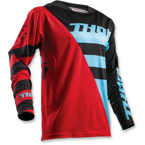 Thor - Thor Fuse Air Rive Jersey - XF-2-2910-4332 - Red/Blue - 2XL