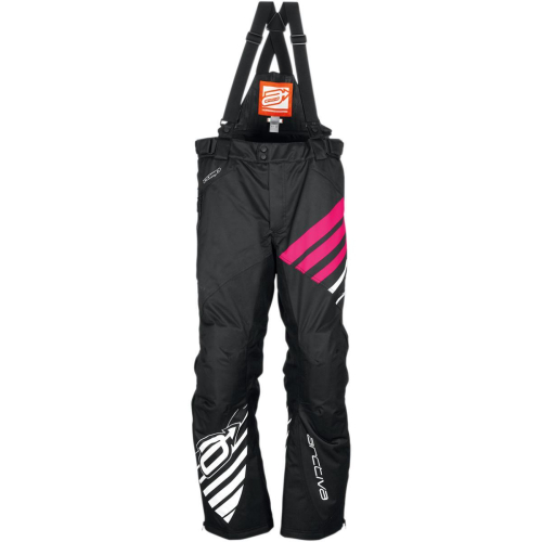 Arctiva - Arctiva Comp Insulated Womens Bib - XF-2-3131-0478 - Black/Pink - X-Small