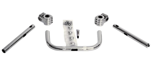 Klock Werks - Klock Werks 1in. Klip Hanger Handlebars - 5in. - Chrome/Chrome - KW05010354