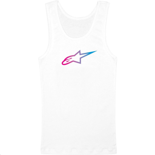 Alpinestars - Alpinestars Ageless Gradient Womens Tank Top - 1W356305920L - White - Large