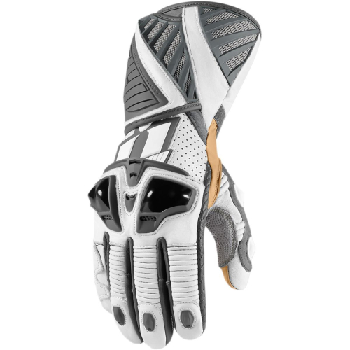 Icon - Icon Hypersport Long Gloves - XF-2-3301-2351 - White - Medium