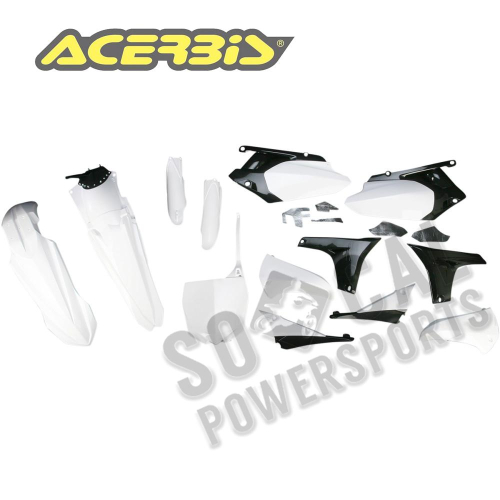 Acerbis - Acerbis Full Plastic Kit - Original White 13 - 2198023711