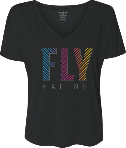 Fly Racing - Fly Racing Fly Like4Like Womens T-Shirt - 356-0090L - Black - Large